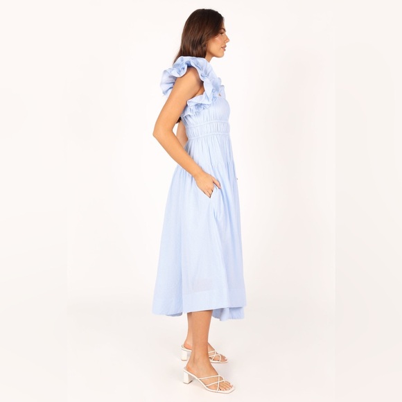 Petal and Pup Linda Striped Midi Dress Large - Picture 5 of 10